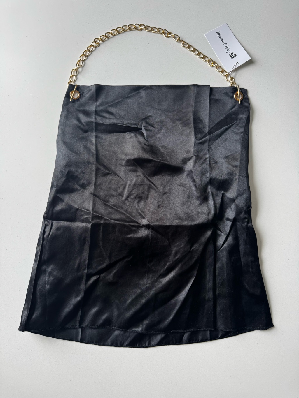 Mermaid Way Mila Black Halter Chain Top — image 2 of 5